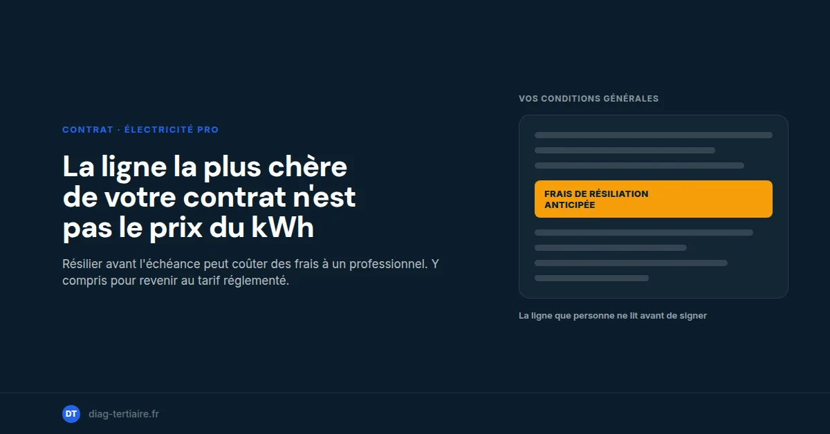 Contrat d'électricité pro : les 5 lignes à vérifier avant de signer