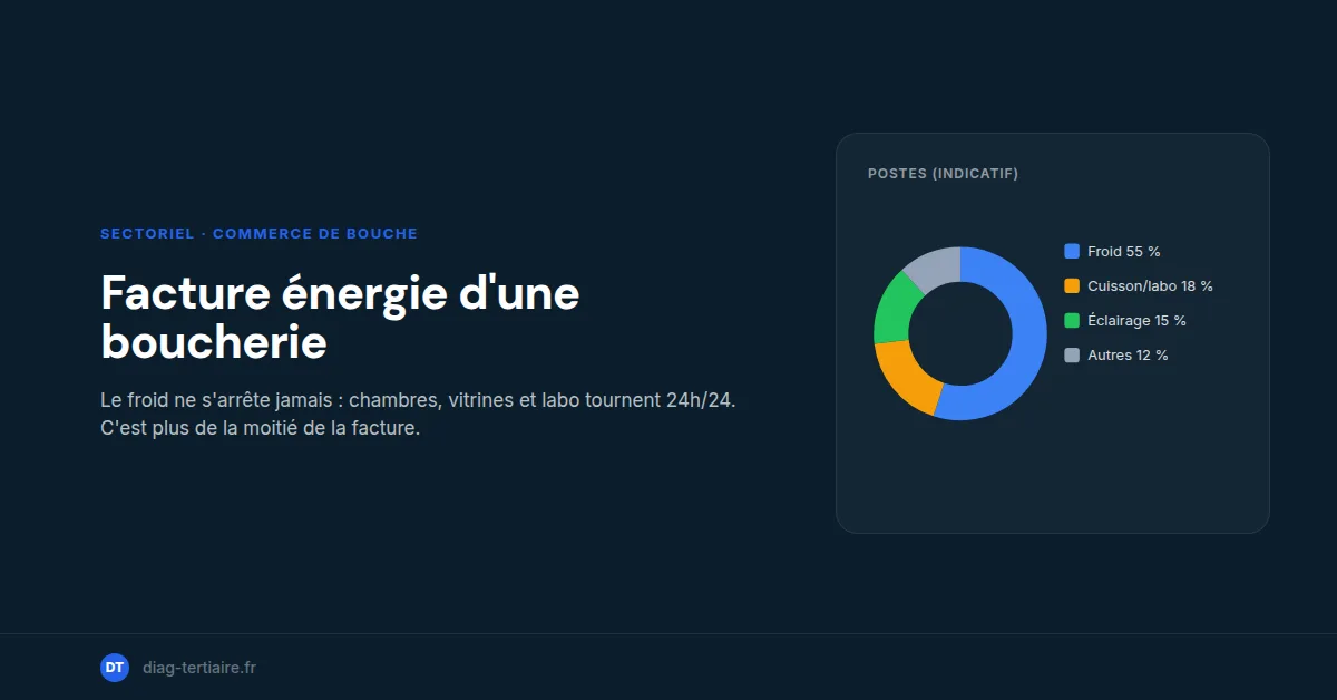 Facture énergie boucherie-charcuterie : le froid en tête