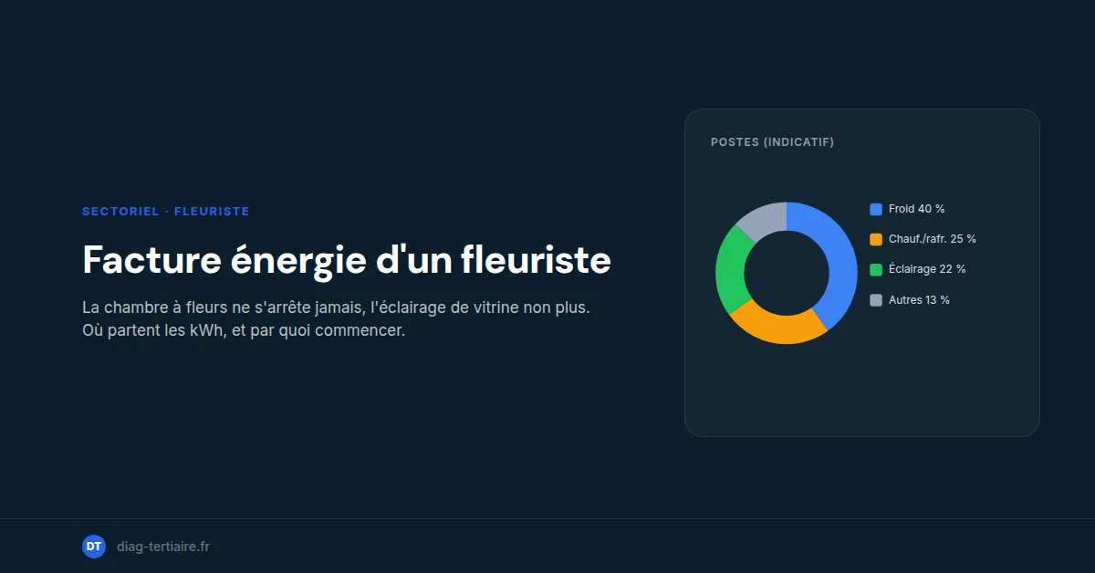 Facture énergie fleuriste : où partent vraiment les kWh