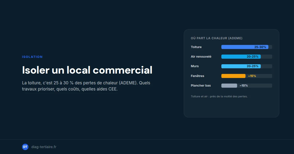 Isoler un local commercial : quels travaux, quels coûts, quel gain