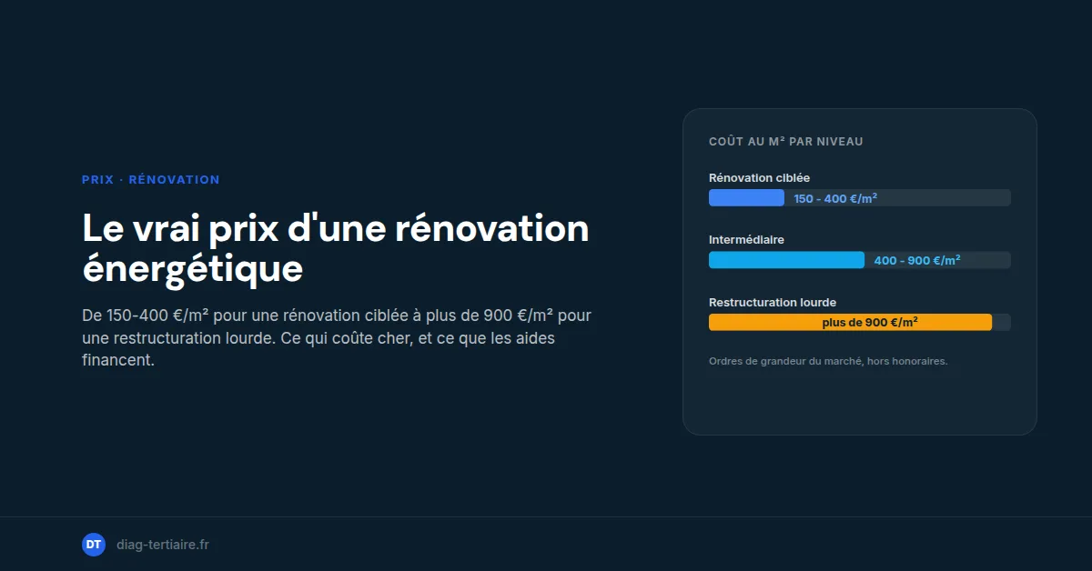Combien coûte la rénovation énergétique d'un commerce ou d'un hôtel
