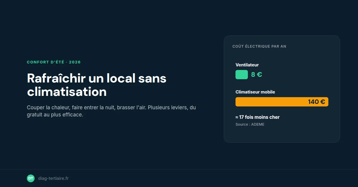 Rafraîchir un local professionnel sans climatisation : les solutions qui marchent