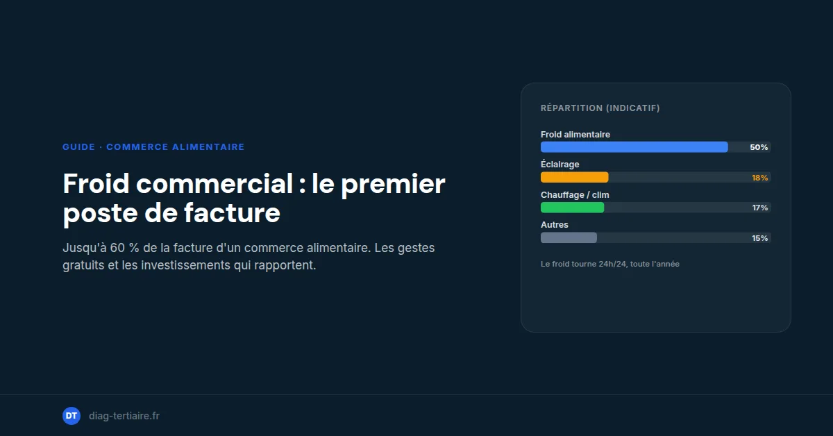 Froid commercial : réduire le premier poste de facture d'un commerce