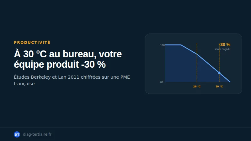 Vague de chaleur au bureau : pourquoi votre équipe produit -30 % l'après-midi